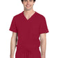 Unisex 1-Pocket V-Neck Top - CK778A - Red