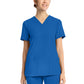 Women's 2-Pocket V-Neck Top - CK832 - Royal
