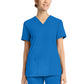 Women's 2-Pocket V-Neck Top - CK832 - True Blue