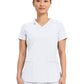 Women's 2-Pocket V-Neck Top - CK865A - White