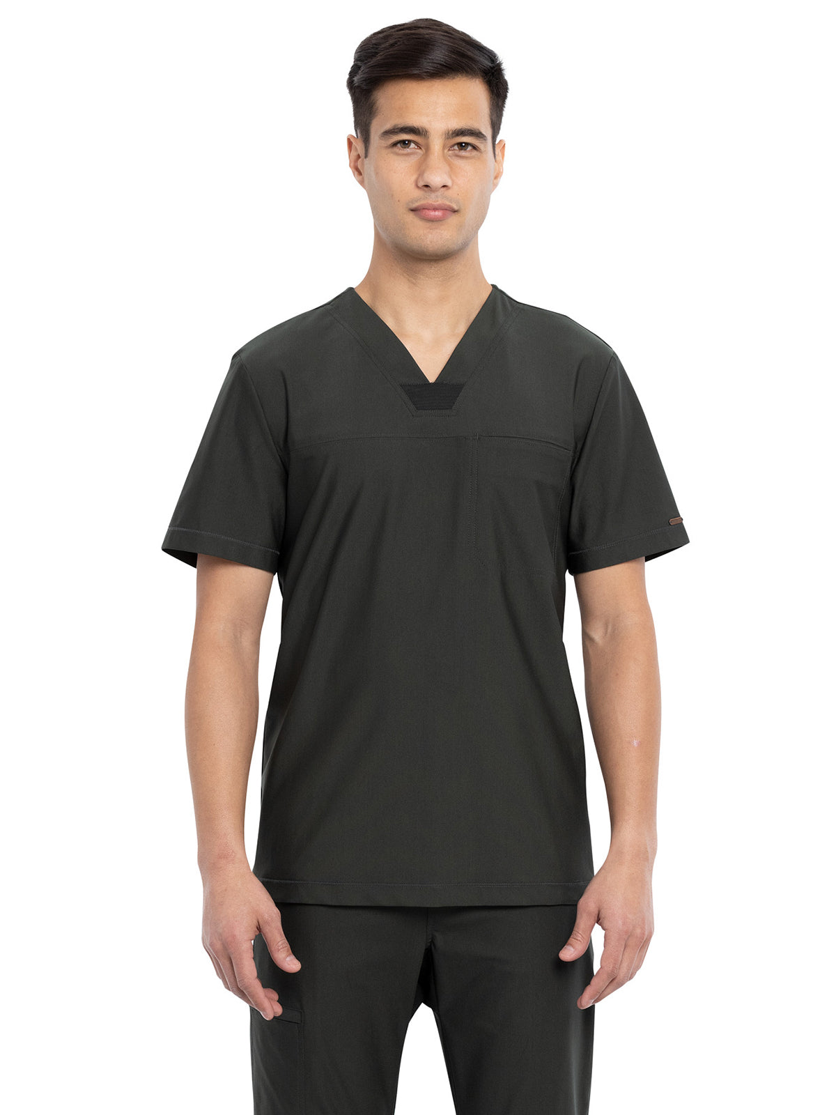 Men's 1-Pocket Tuckable V-Neck Top - CK885 - Olive Branch