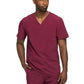 Men's 3-Pocket V-Neck Top - CK900A - Wine