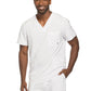 Men's 3-Pocket V-Neck Top - CK900A - White