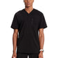 Men's 2-Pocket Tuckable V-Neck Top - CK910A - Black