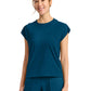 Women's 1-Pocket Crew Neck Top - CK936 - Caribbean Blue