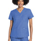 Women's 3-Pocket V-Neck Top - CK961A - Ciel