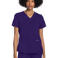 Women's 3-Pocket V-Neck Top - CK961A - Grape