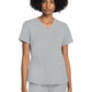 Women's 3-Pocket V-Neck Top - CK961A - Grey