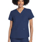 Women's 3-Pocket V-Neck Top - CK961A - Navy
