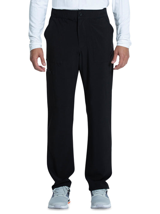 Men's Fly Front Cargo Pant - CKA186 - Black
