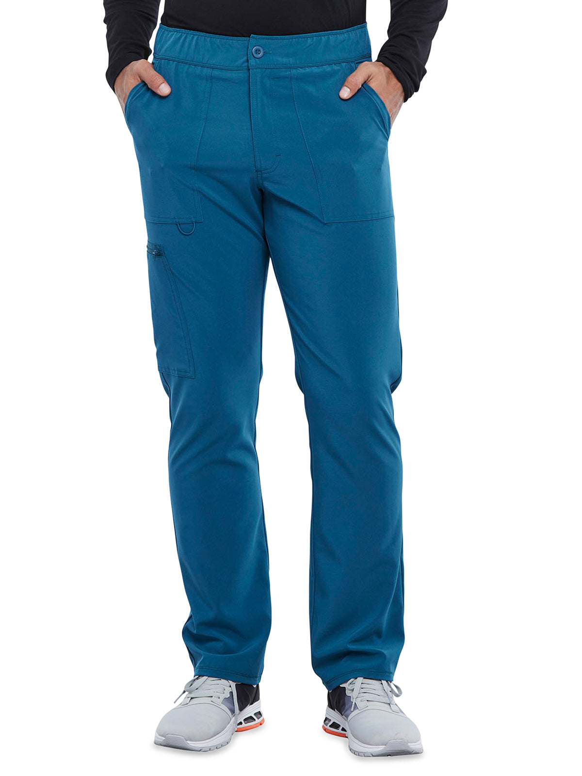 Men's Fly Front Cargo Pant - CKA186 - Caribbean Blue