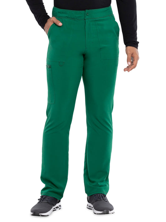 Men's Fly Front Cargo Pant - CKA186 - Hunter Green