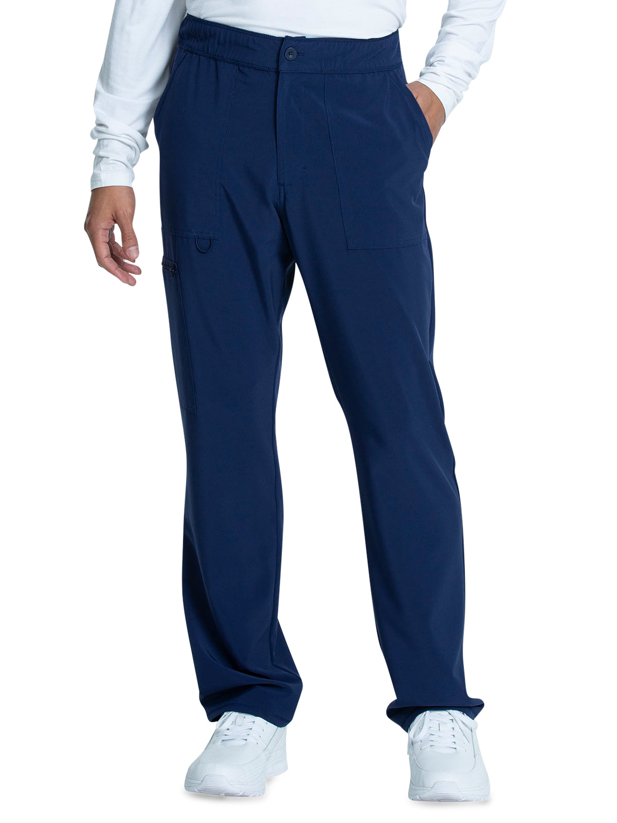 Men's Fly Front Cargo Pant - CKA186 - Navy