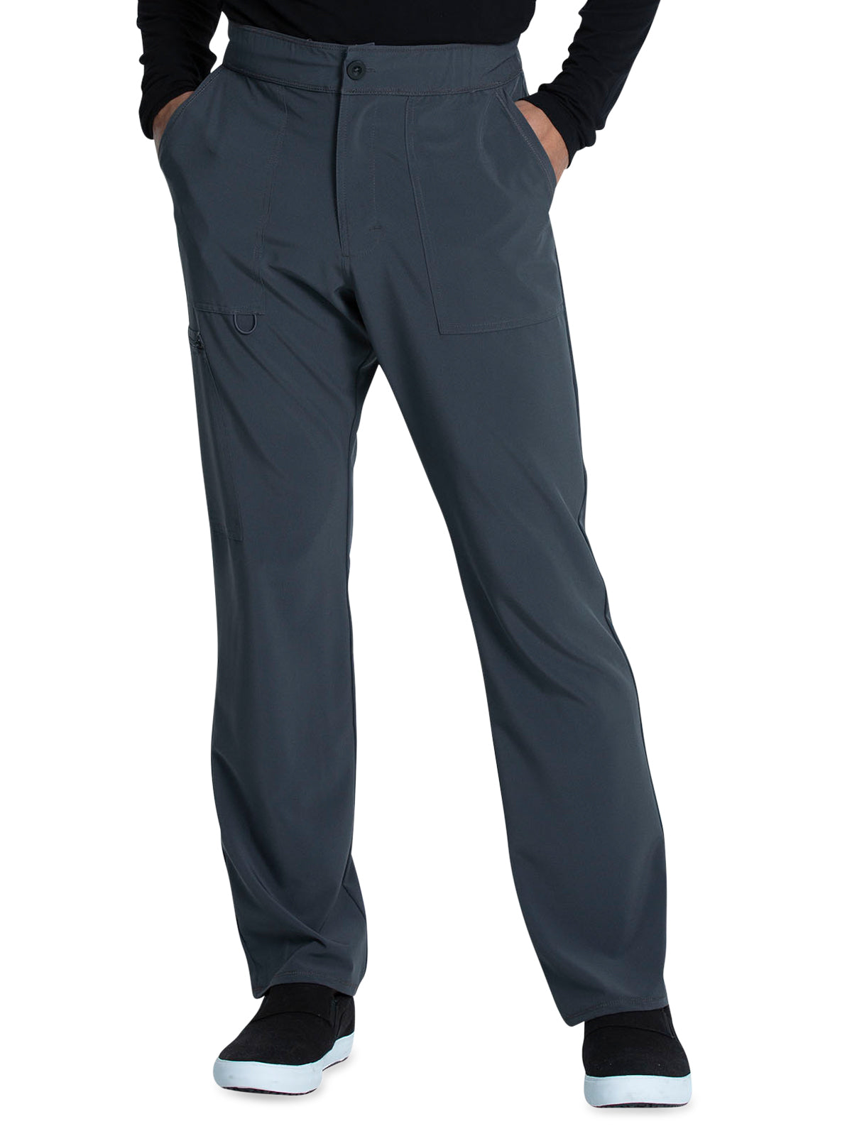 Men's Fly Front Cargo Pant - CKA186 - Pewter