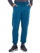 Men's Mid Rise Jogger - CKA189 - Caribbean Blue