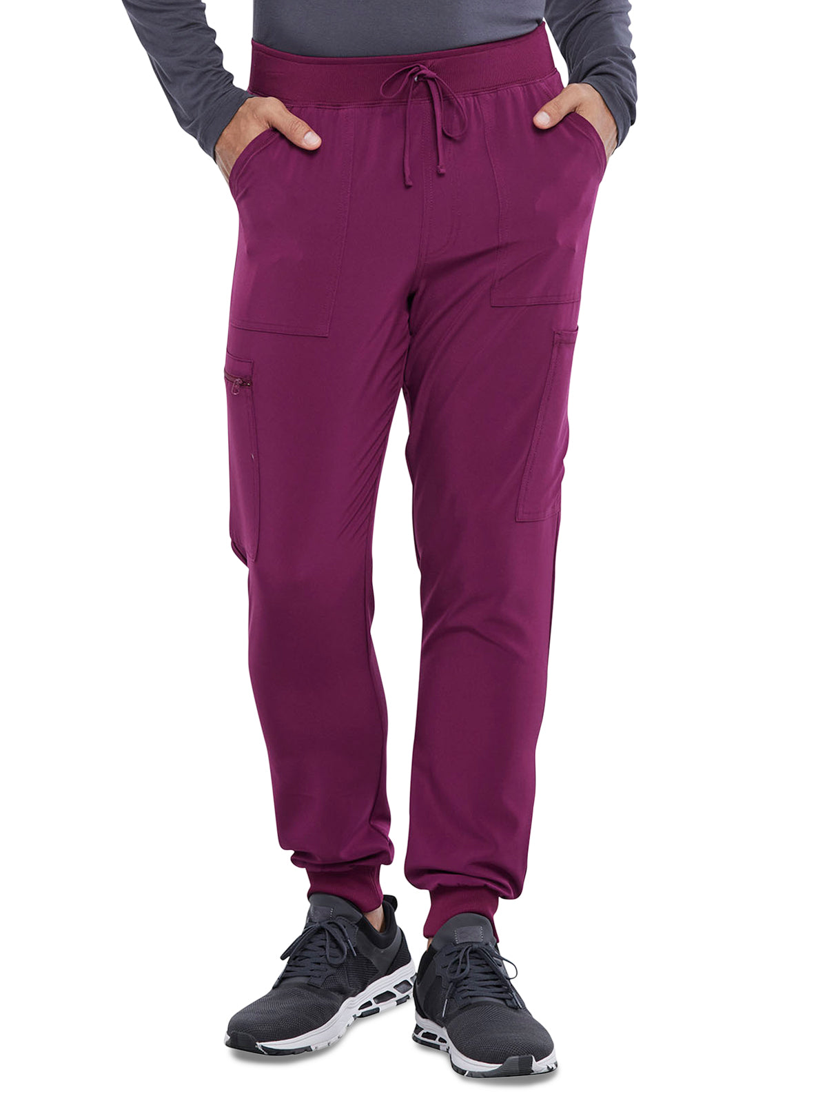 Men's Mid Rise Jogger - CKA189 - Wine