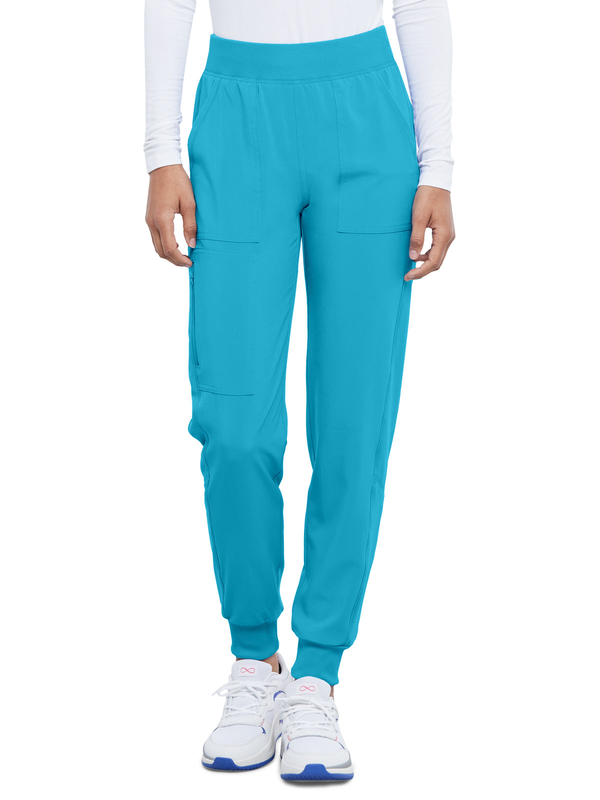Women's Pull-On Jogger - CKA190 - Teal Blue