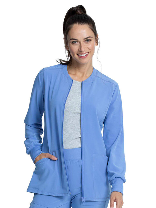 Women's Zip Front Jacket - CKA384 - Ciel