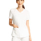 Women's V-Neck Top - CKA685 - White