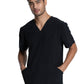 Men's V-Neck Top - CKA686 - Black
