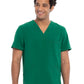 Men's V-Neck Top - CKA686 - Hunter Green