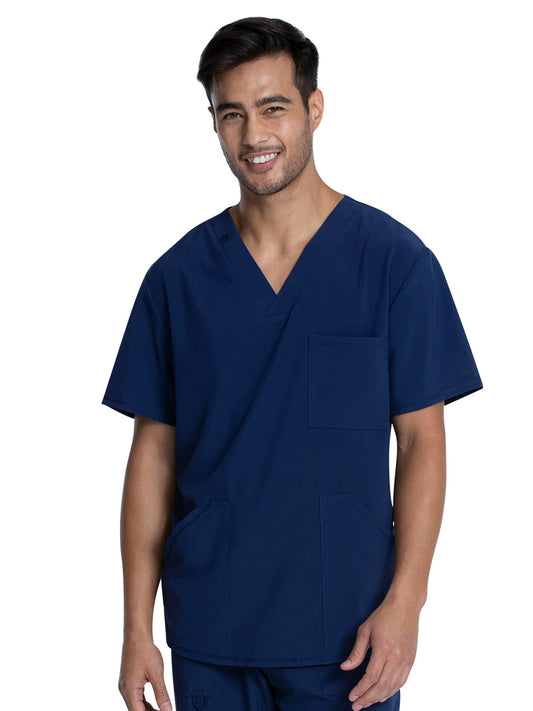 Men's V-Neck Top - CKA686 - Navy