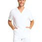 Men's V-Neck Top - CKA686 - White