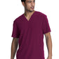 Men's V-Neck Top - CKA686 - Wine
