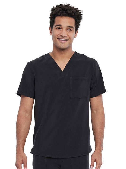 Men's Tuckable V-Neck Top - CKA689 - Black