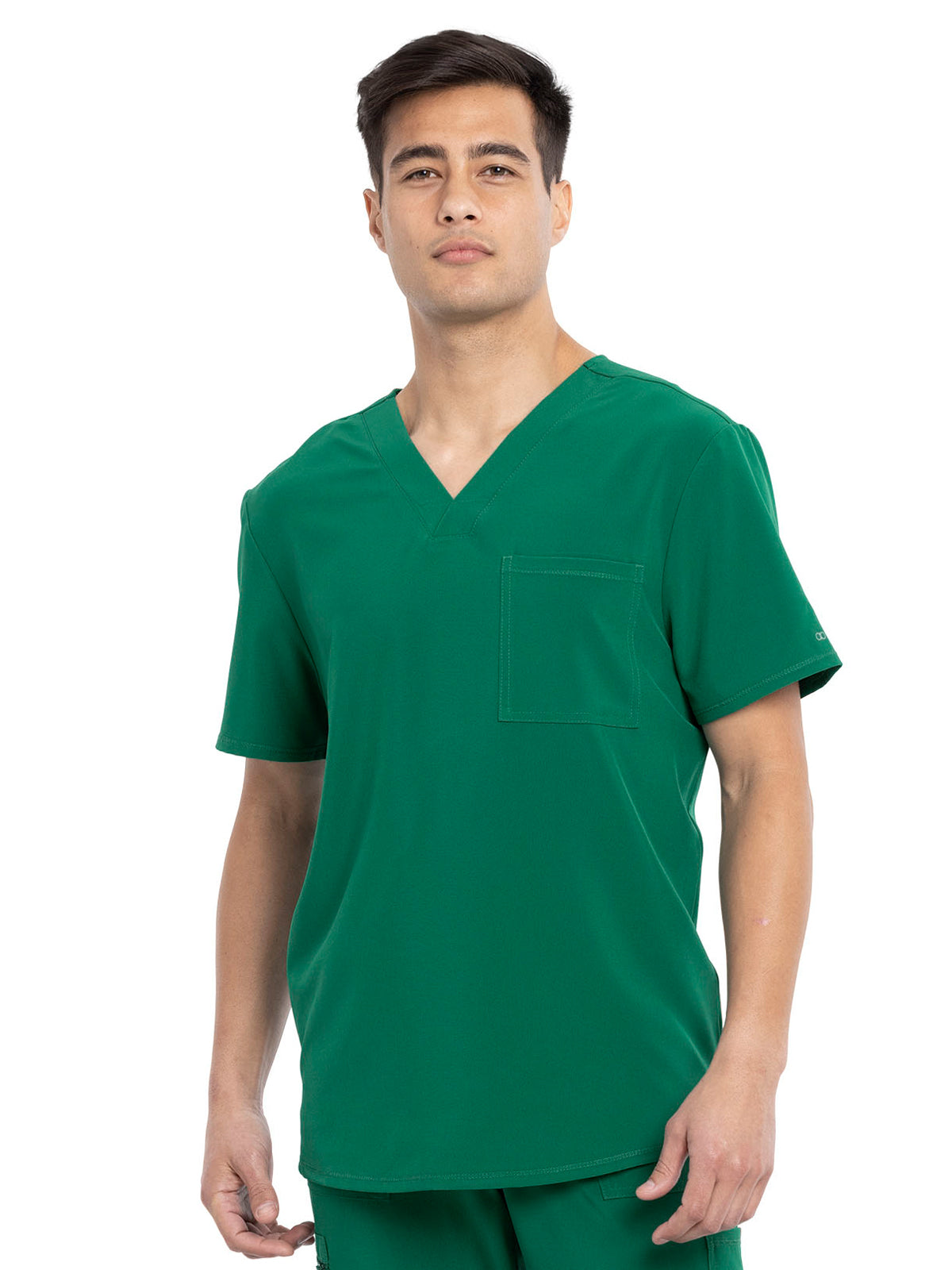 Men's Tuckable V-Neck Top - CKA689 - Hunter Green