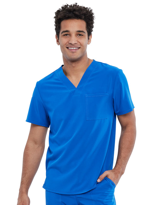 Men's Tuckable V-Neck Top - CKA689 - Royal