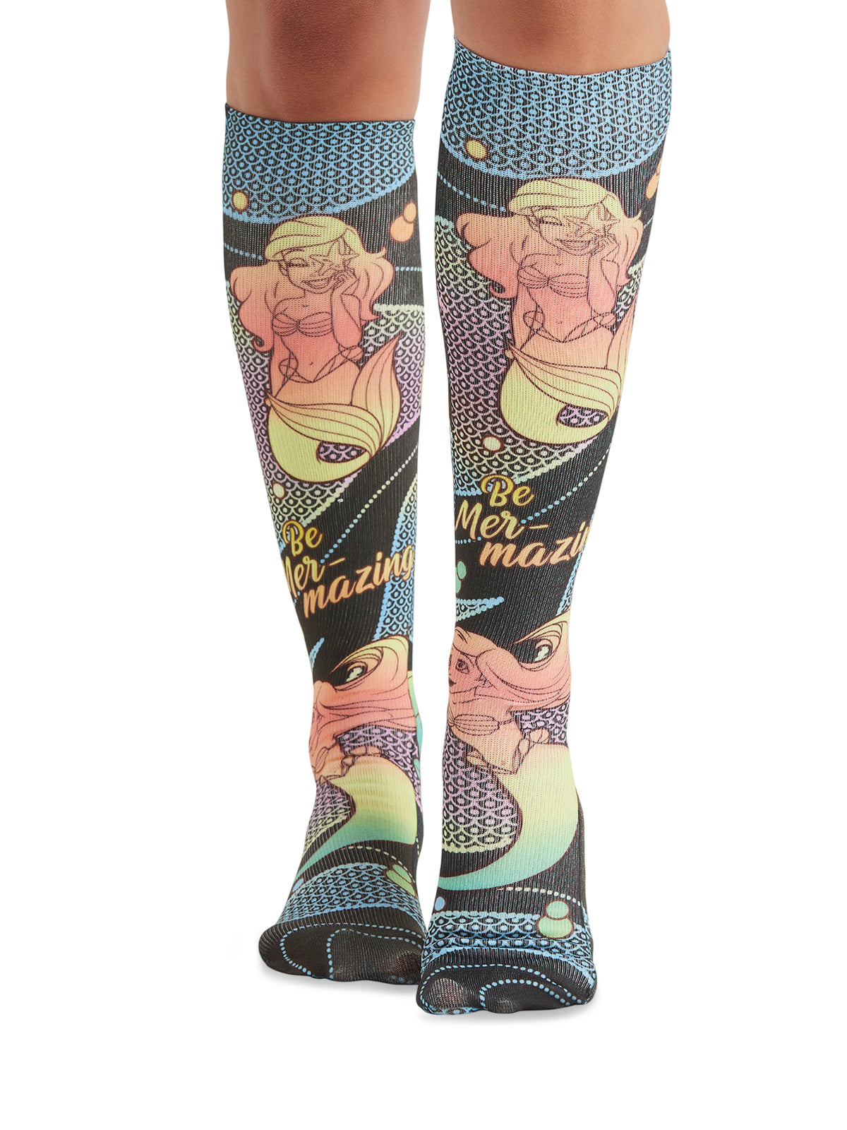 Women's Knee High 8-15 mmHg Compression Sock - COMFORTSUPPORT - Amazing Ariel