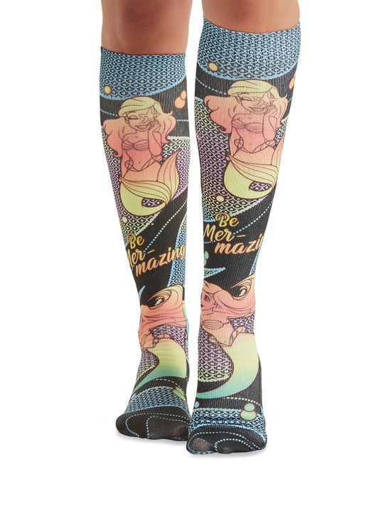 Women's Knee High 8-15 mmHg Compression Sock - COMFORTSUPPORT - Amazing Ariel