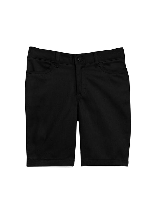 Women's 4-Pocket Matchstick Short - CR015J - Black