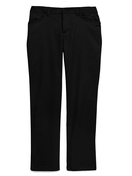 Girl's 4-Pocket Matchstick Pant - CR025Y - Black