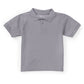 Unisex Toddler Short Sleeve Pique Polo - CR832D - Heather Gray
