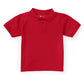Unisex Toddler Short Sleeve Pique Polo - CR832D - Red