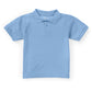 Unisex Toddler Short Sleeve Pique Polo - CR832D - Light Blue