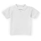 Unisex Toddler Short Sleeve Pique Polo - CR832D - White