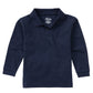 Children's Unisex Long Sleeve Pique Polo - CR835D - Dark Navy