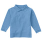 Children's Unisex Long Sleeve Pique Polo - CR835D - Light Blue