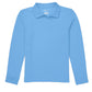 Unisex Long Sleeve Pique Polo - CR835X - Light Blue