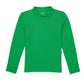 Children's Unisex Long Sleeve Pique Polo - CR835Y - Kelly Green