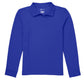 Children's Unisex Long Sleeve Pique Polo - CR835Y - Royal