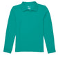 Children's Unisex Long Sleeve Pique Polo - CR835Y - Teal