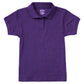 Junior Girls' Short Sleeve Fitted Interlock Polo - CR858X - Dark Purple