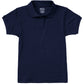 Junior Girls' Short Sleeve Fitted Interlock Polo - CR858X - Dark Navy