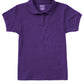 Girls' Short Sleeve Fitted Interlock Polo - CR858Y - Dark Purple