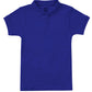 Girls' Short Sleeve Fitted Interlock Polo - CR858Y - Royal