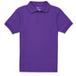 Youth Short Sleeve Interlock Polo - CR891Y - Dark Purple